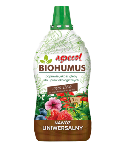 Nawóz uniwersalny Biohumus 1l AGRECOL NATURA.png